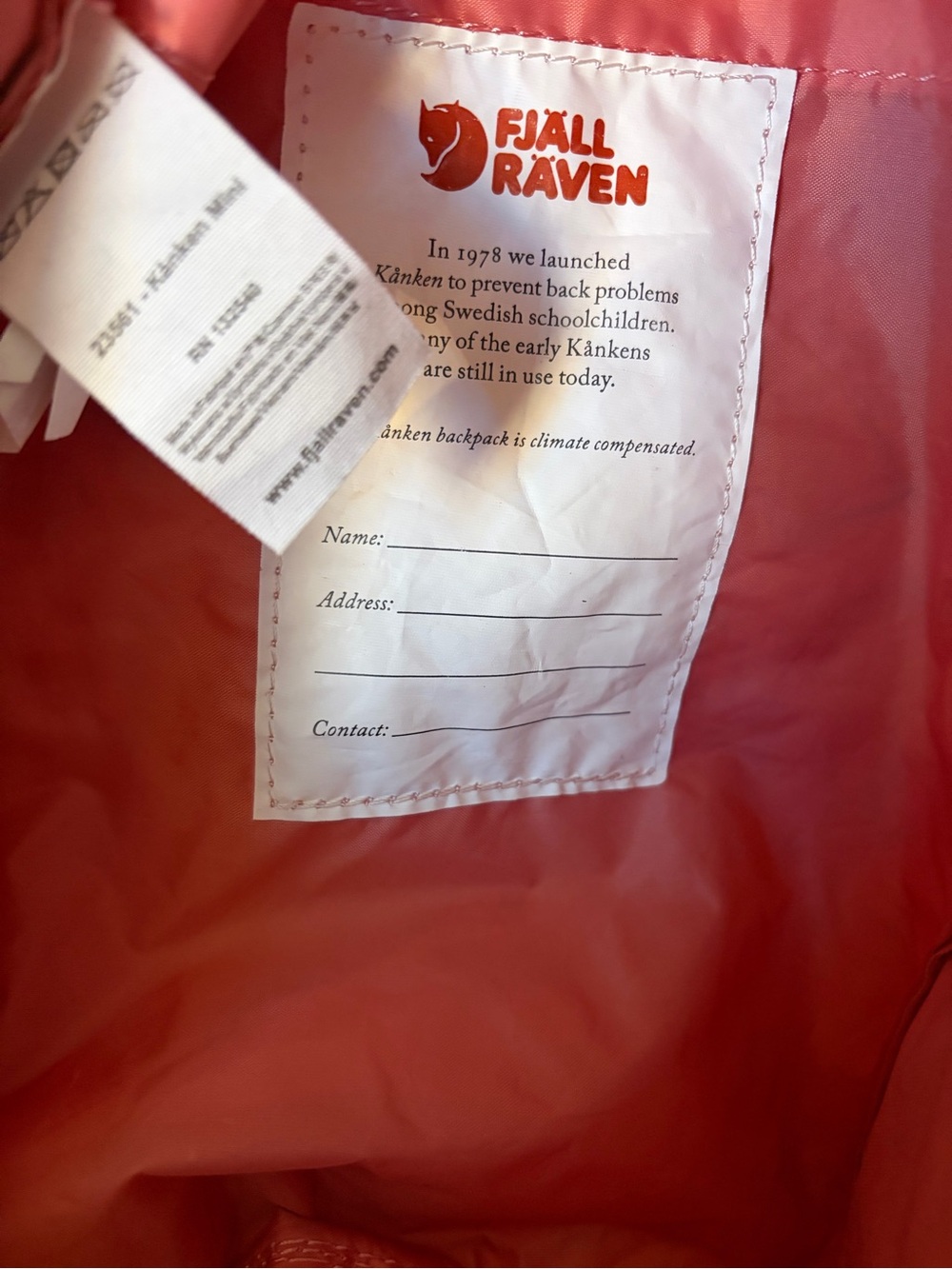 Fjallraven Kånken Mini Backpack - Pink - Picture 6 of 8